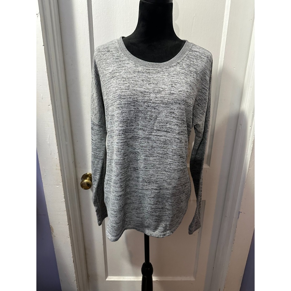90 Degree Grey Heather Long Sleeve Top in‎ L